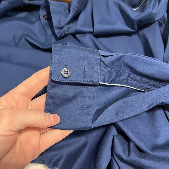 Boss by Hugo Boss men's pullover quarter button collared shirt size XL - Picture 6 of 7